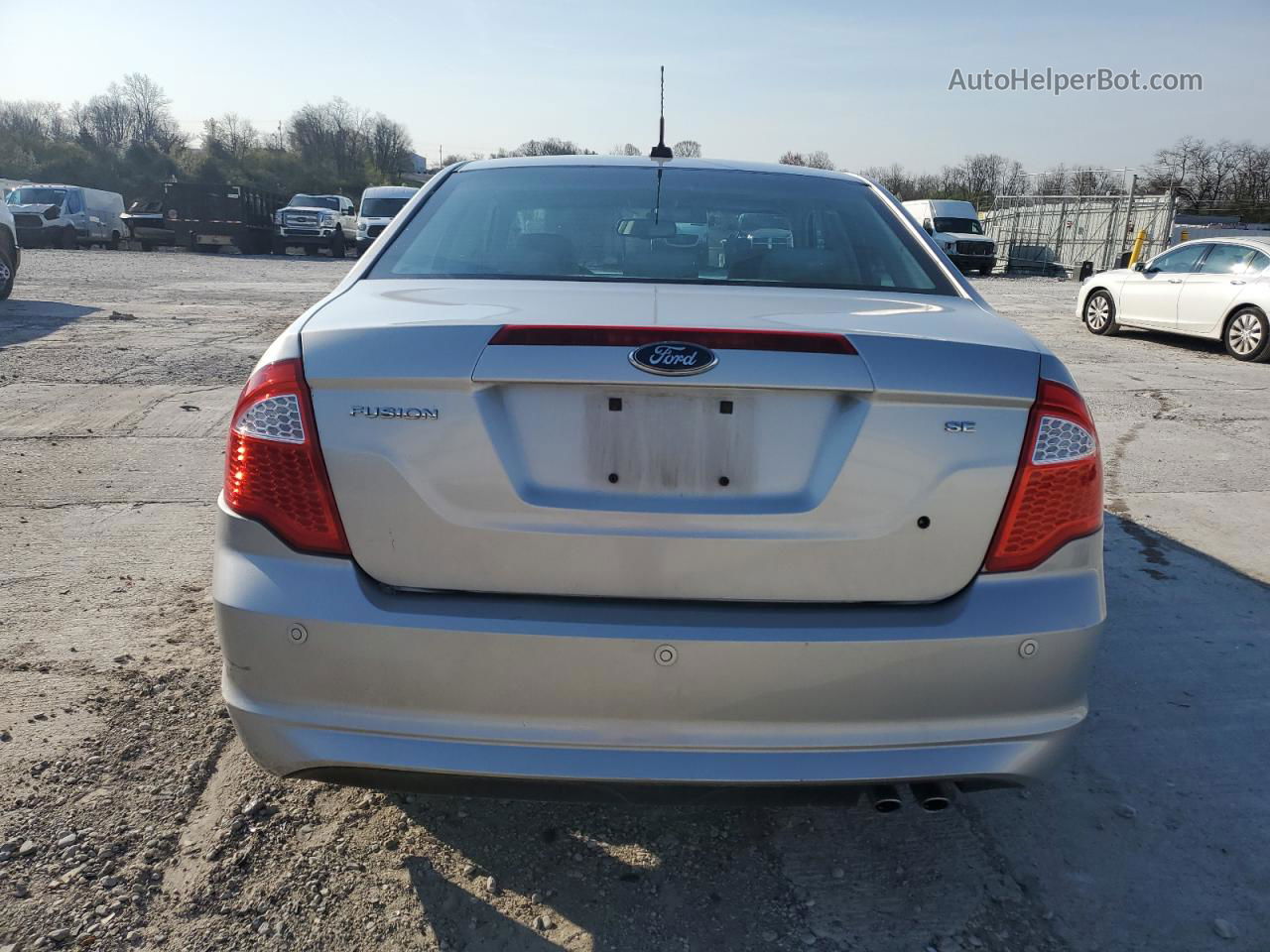 2010 Ford Fusion Se Silver vin: 3FAHP0HAXAR393203