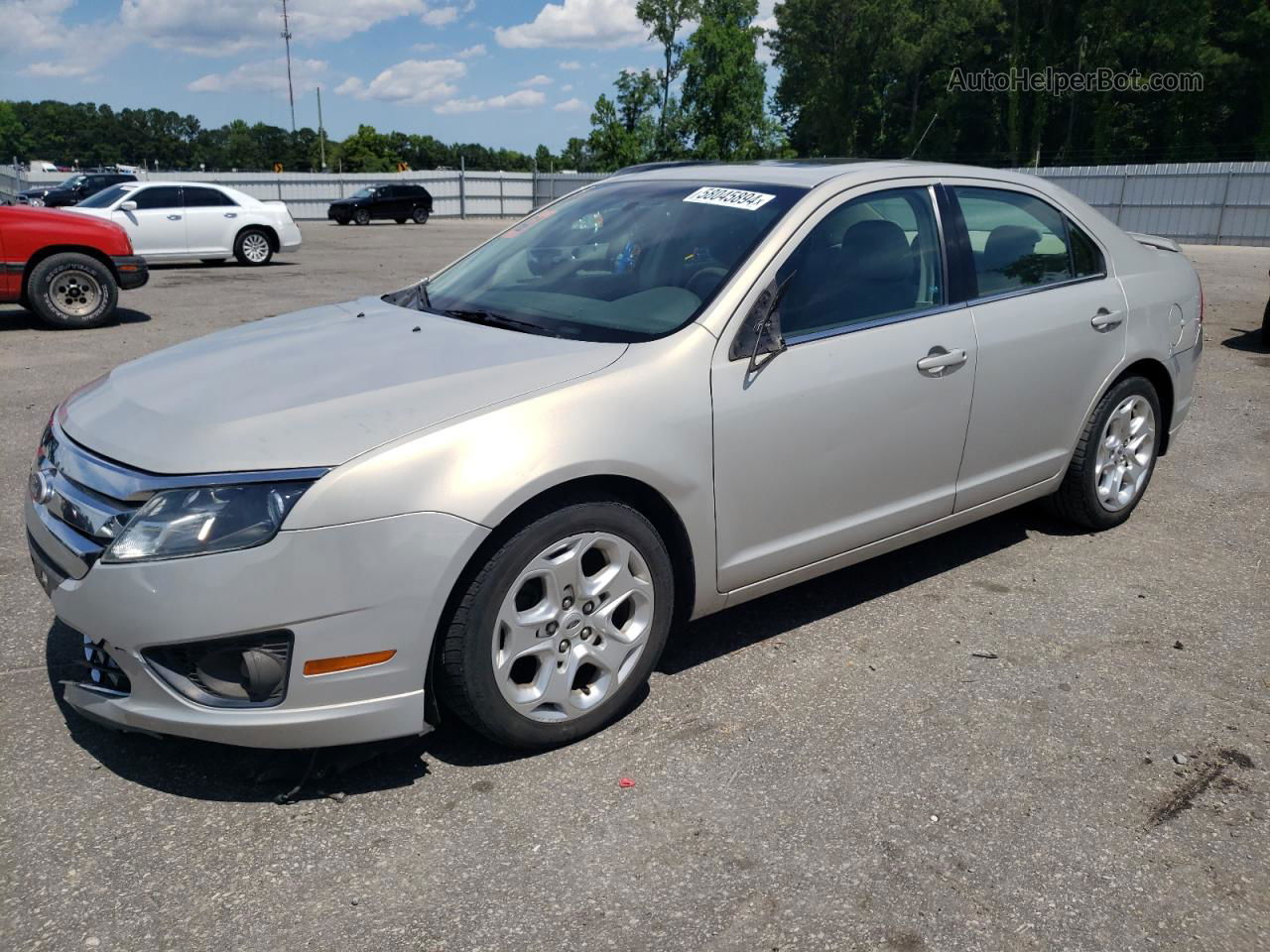 2010 Ford Fusion Se Silver vin: 3FAHP0HAXAR414177