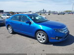 2012 Ford Fusion Se Blue vin: 3FAHP0HAXCR106011