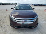 2012 Ford Fusion Se Burgundy vin: 3FAHP0HAXCR229789