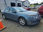 2012 Ford Fusion Se Blue vin: 3FAHP0HAXCR241747