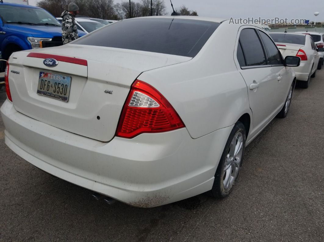 2012 Ford Fusion Se vin: 3FAHP0HAXCR250531