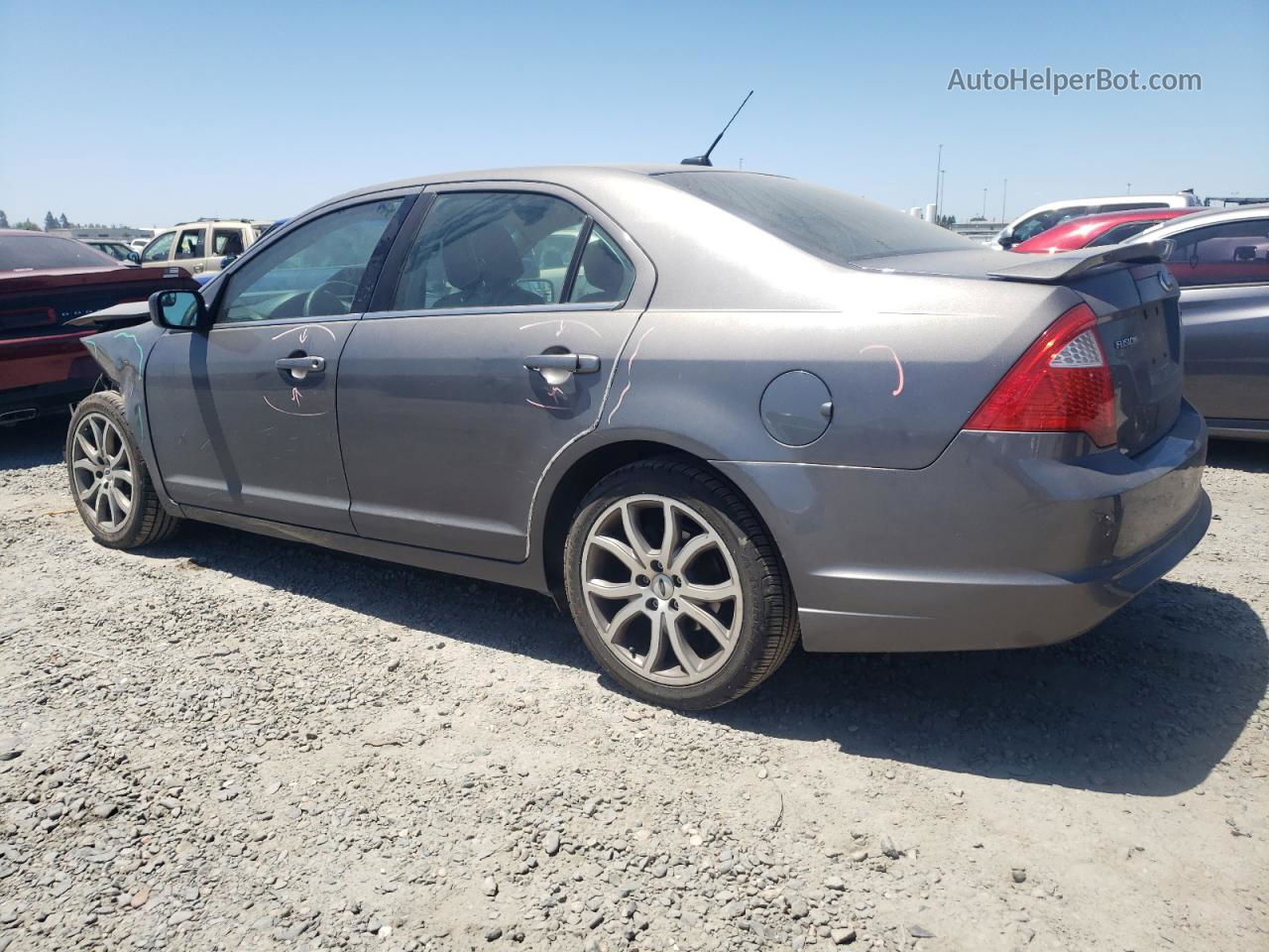 2012 Ford Fusion Se Серый vin: 3FAHP0HAXCR260024