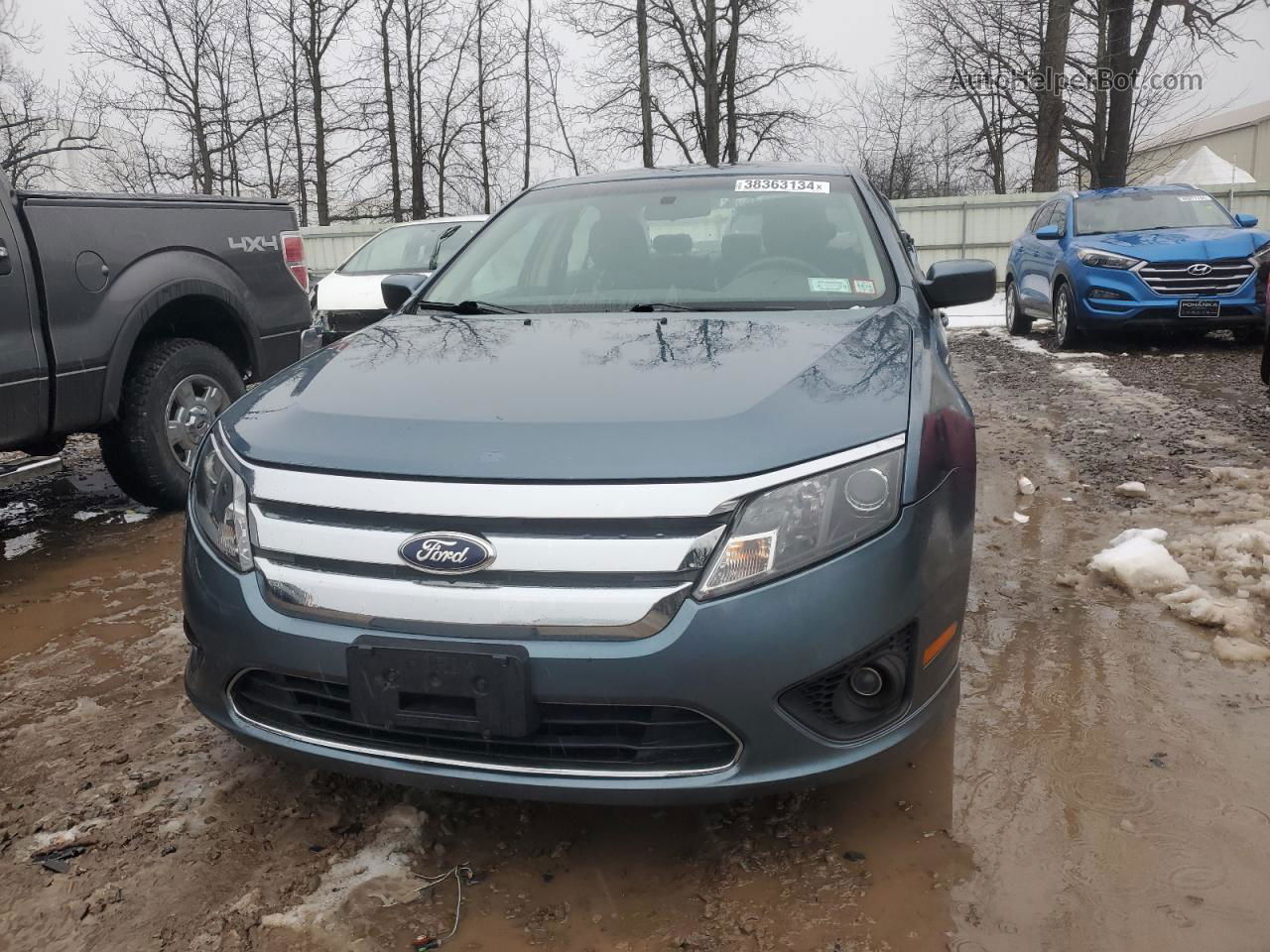 2012 Ford Fusion Se Teal vin: 3FAHP0HAXCR321579