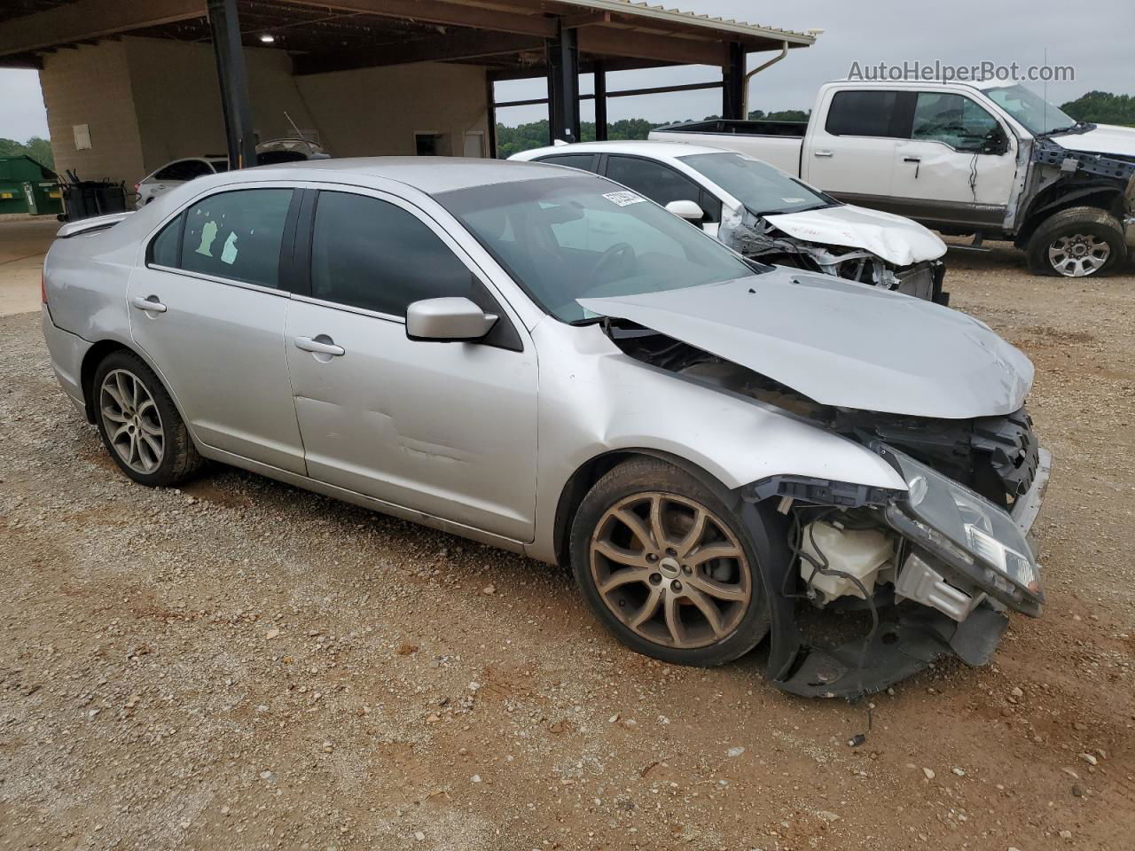 2012 Ford Fusion Se Silver vin: 3FAHP0HAXCR325468