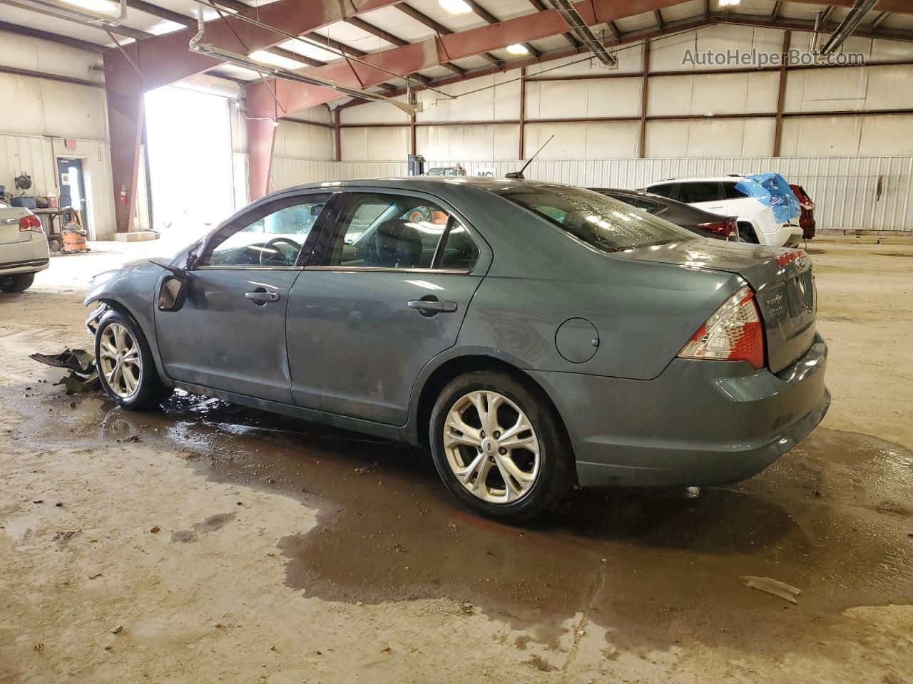 2012 Ford Fusion Se Teal vin: 3FAHP0HAXCR337233