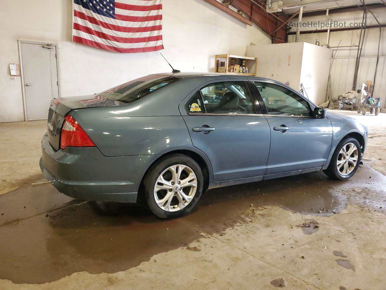 2012 Ford Fusion Se Teal vin: 3FAHP0HAXCR337233