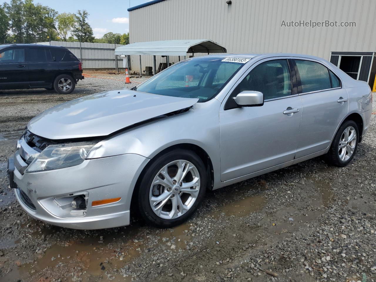 2012 Ford Fusion Se Silver vin: 3FAHP0HAXCR373164