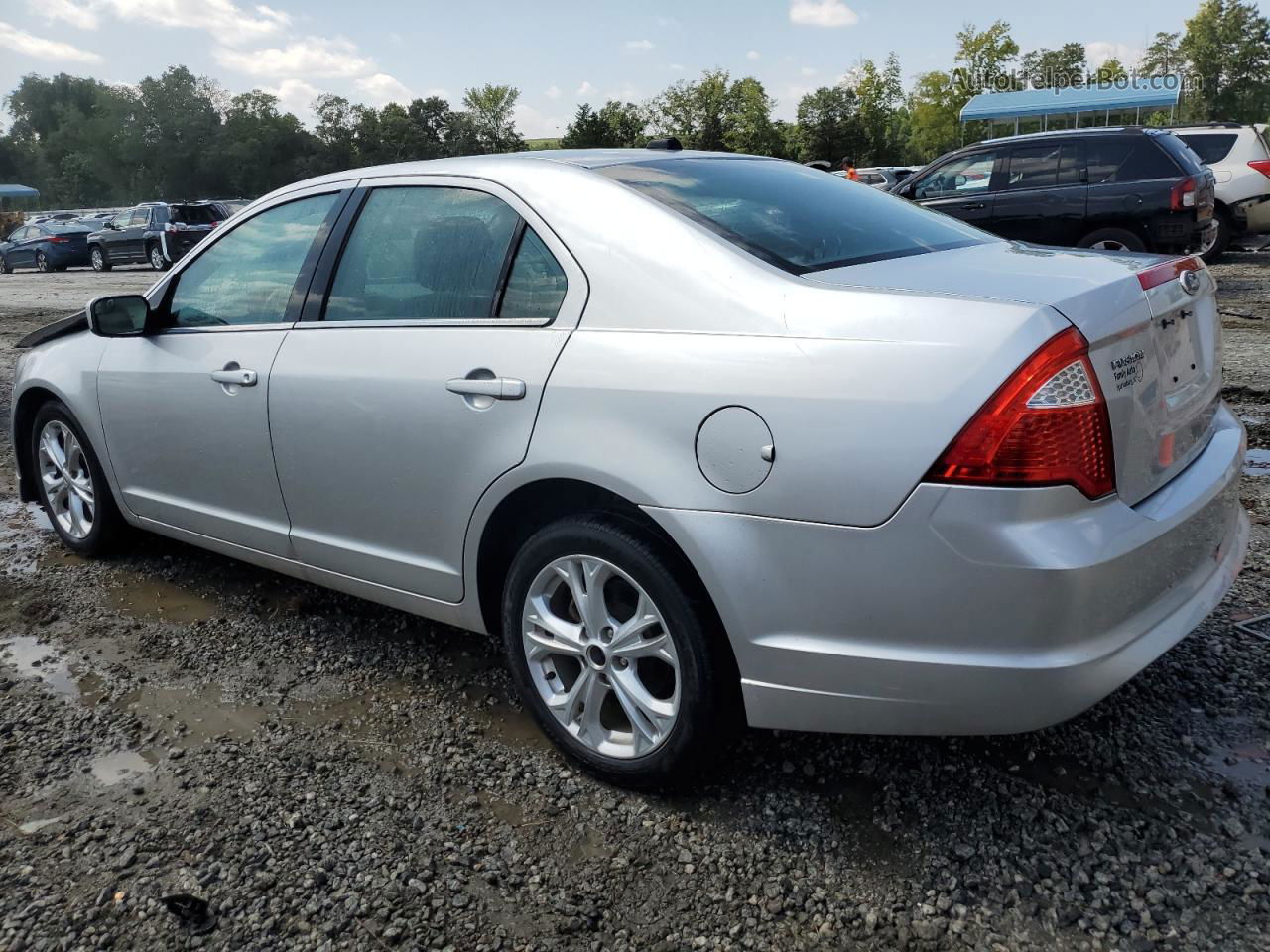 2012 Ford Fusion Se Silver vin: 3FAHP0HAXCR373164