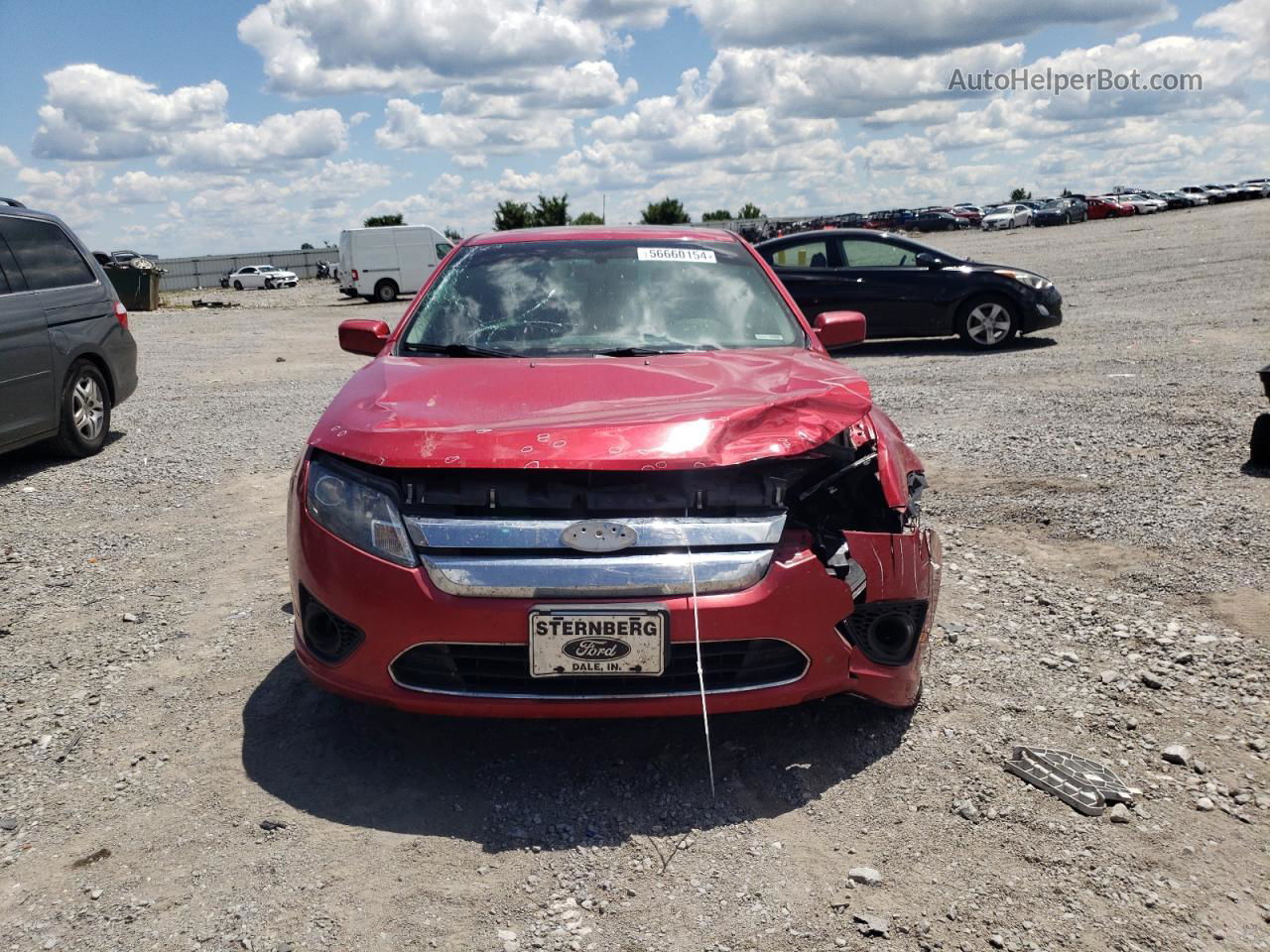 2012 Ford Fusion Se Red vin: 3FAHP0HAXCR410892