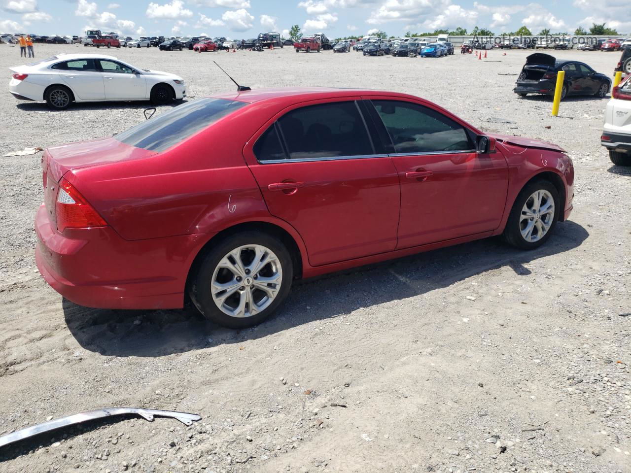 2012 Ford Fusion Se Red vin: 3FAHP0HAXCR410892