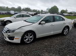 2012 Ford Fusion Se White vin: 3FAHP0HAXCR424629