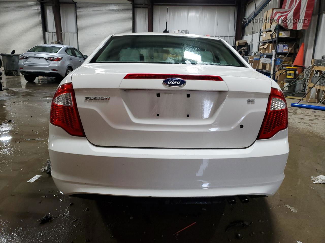 2012 Ford Fusion Se White vin: 3FAHP0HAXCR441740