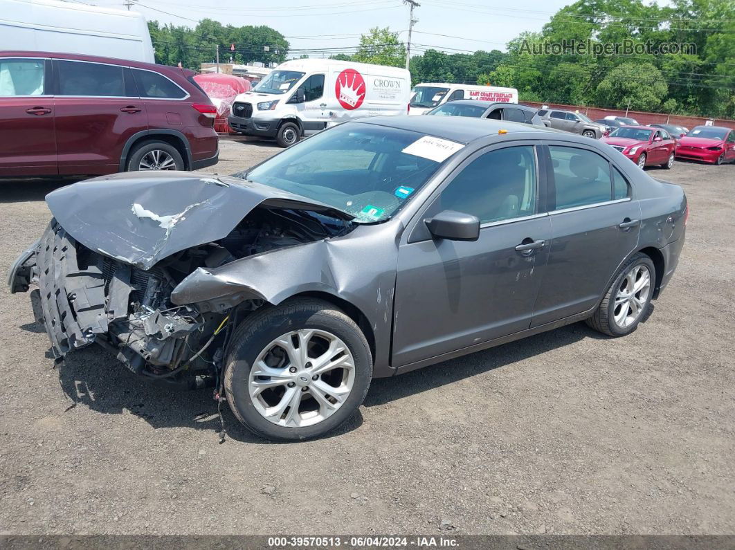 2012 Ford Fusion Se Gray vin: 3FAHP0HG0CR261266