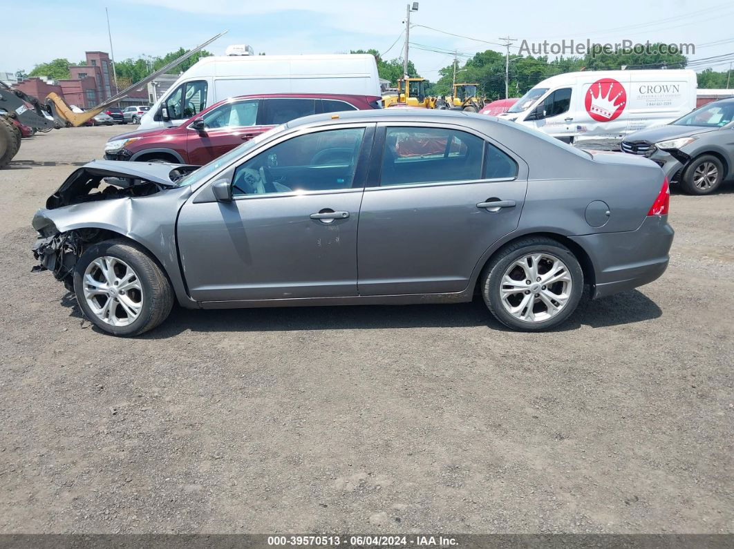 2012 Ford Fusion Se Gray vin: 3FAHP0HG0CR261266