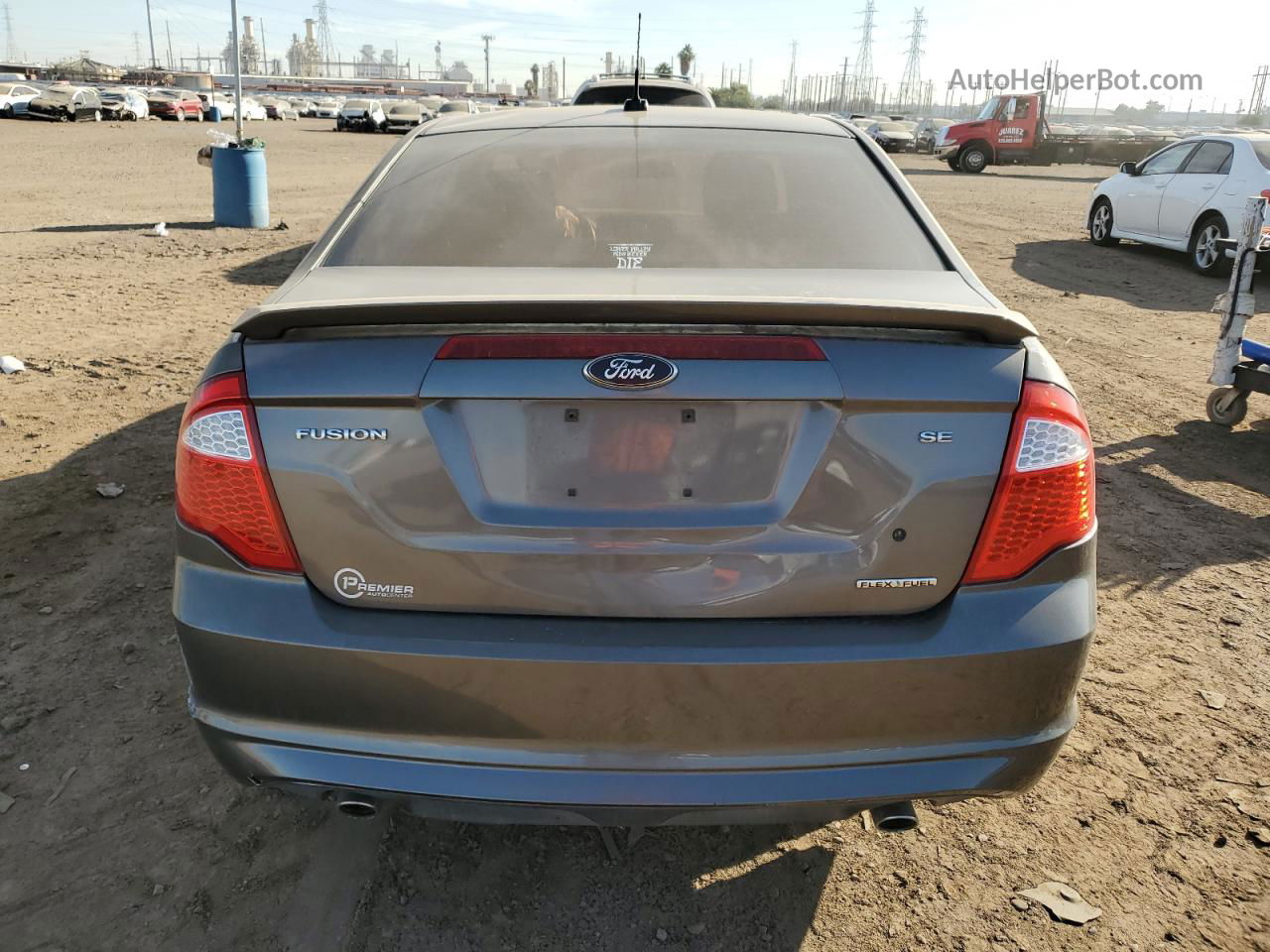 2012 Ford Fusion Se Gray vin: 3FAHP0HG0CR414163