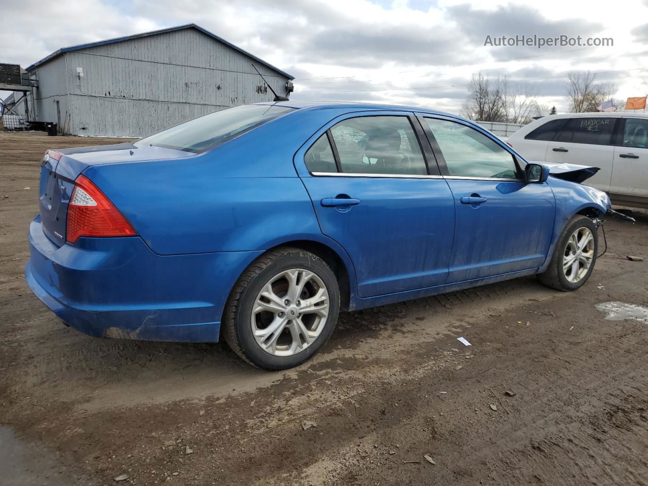 2012 Ford Fusion Se Blue vin: 3FAHP0HG1CR441596