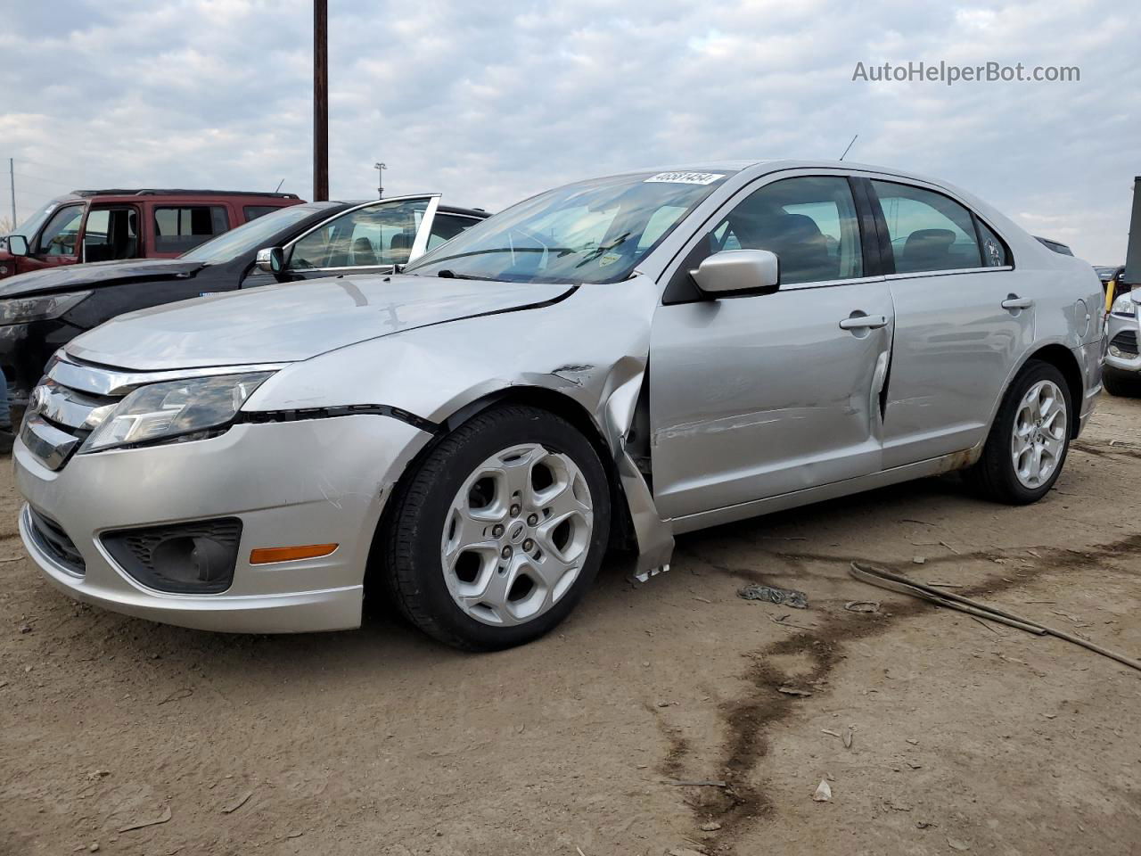 2010 Ford Fusion Se Silver vin: 3FAHP0HG2AR425064