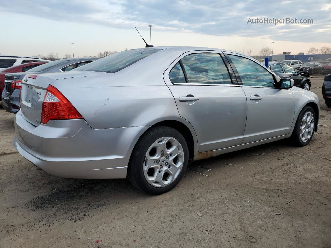 2010 Ford Fusion Se Silver vin: 3FAHP0HG2AR425064