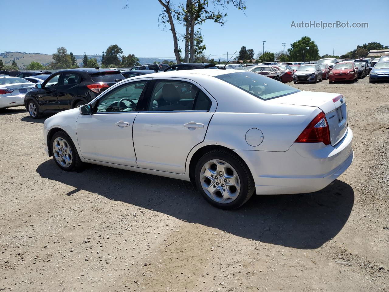 2010 Ford Fusion Se White vin: 3FAHP0HG3AR155262