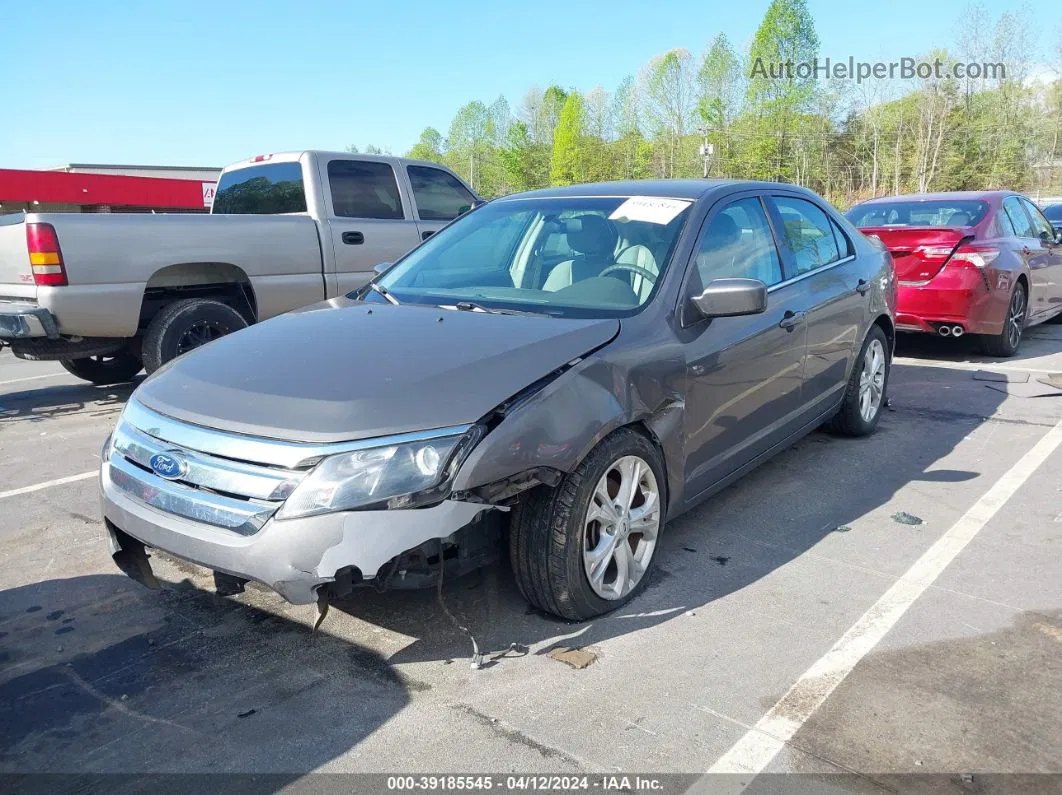 2012 Ford Fusion Se Gray vin: 3FAHP0HG3CR234918