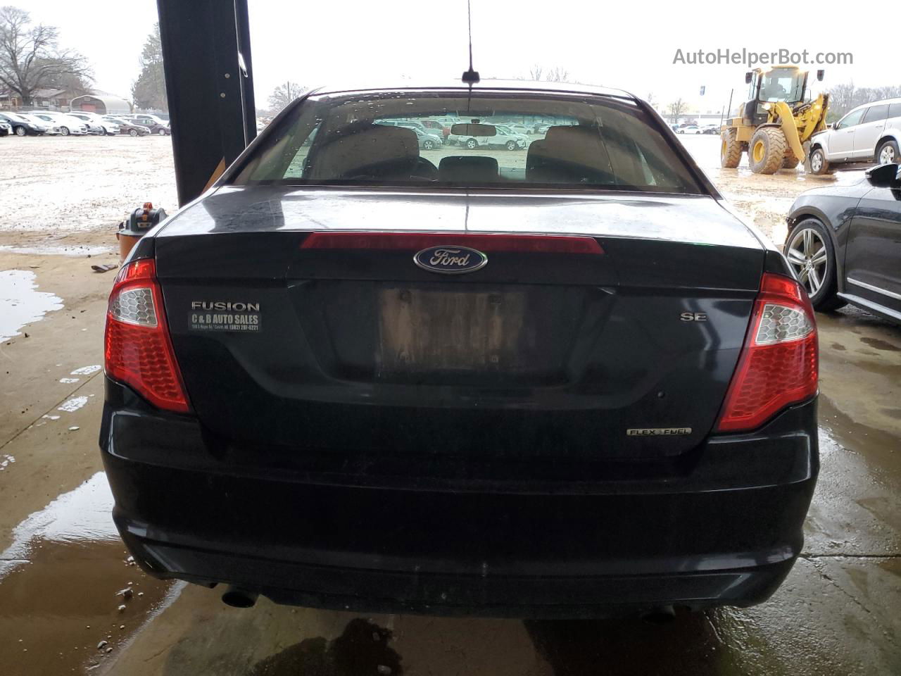 2012 Ford Fusion Se Черный vin: 3FAHP0HG3CR261701