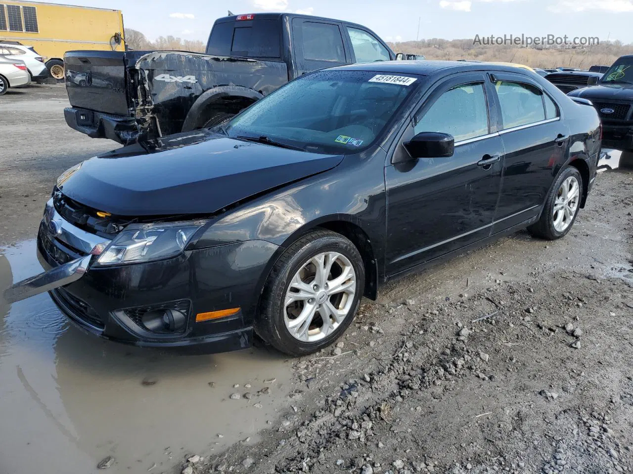 2010 Ford Fusion Se Черный vin: 3FAHP0HG4AR191784