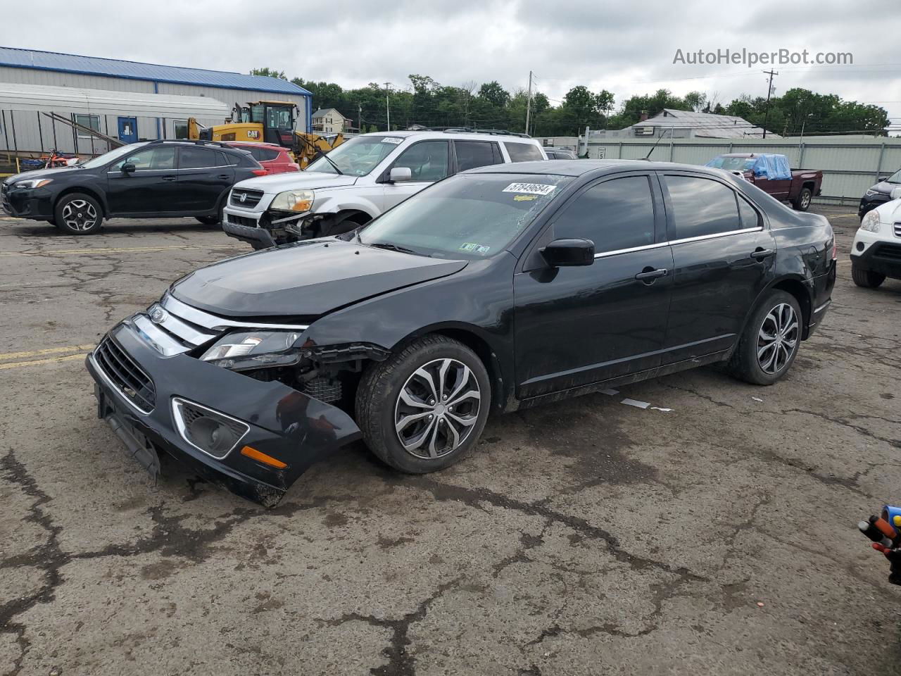 2010 Ford Fusion Se Черный vin: 3FAHP0HG4AR430184