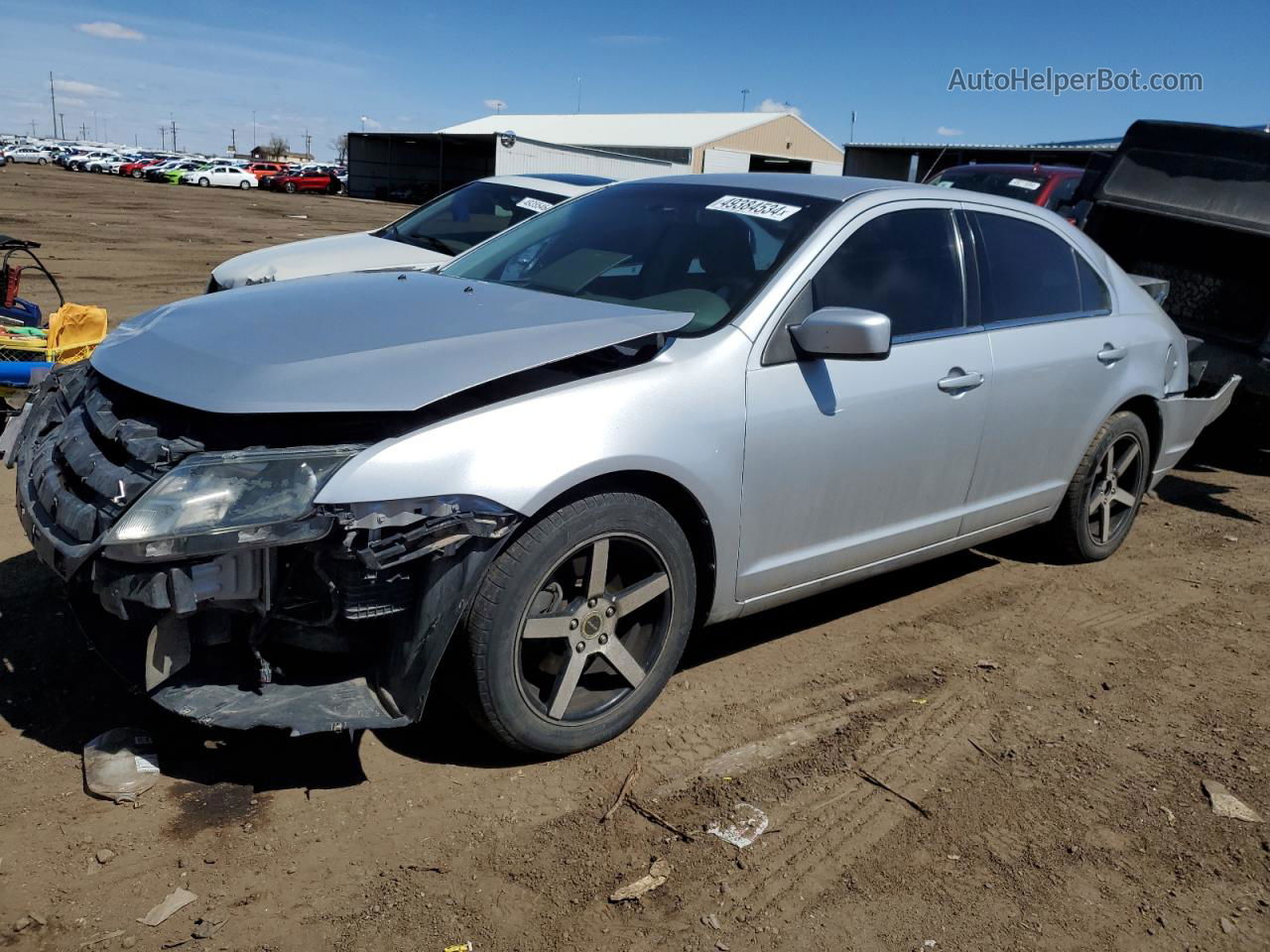 2010 Ford Fusion Se Silver vin: 3FAHP0HG5AR201531