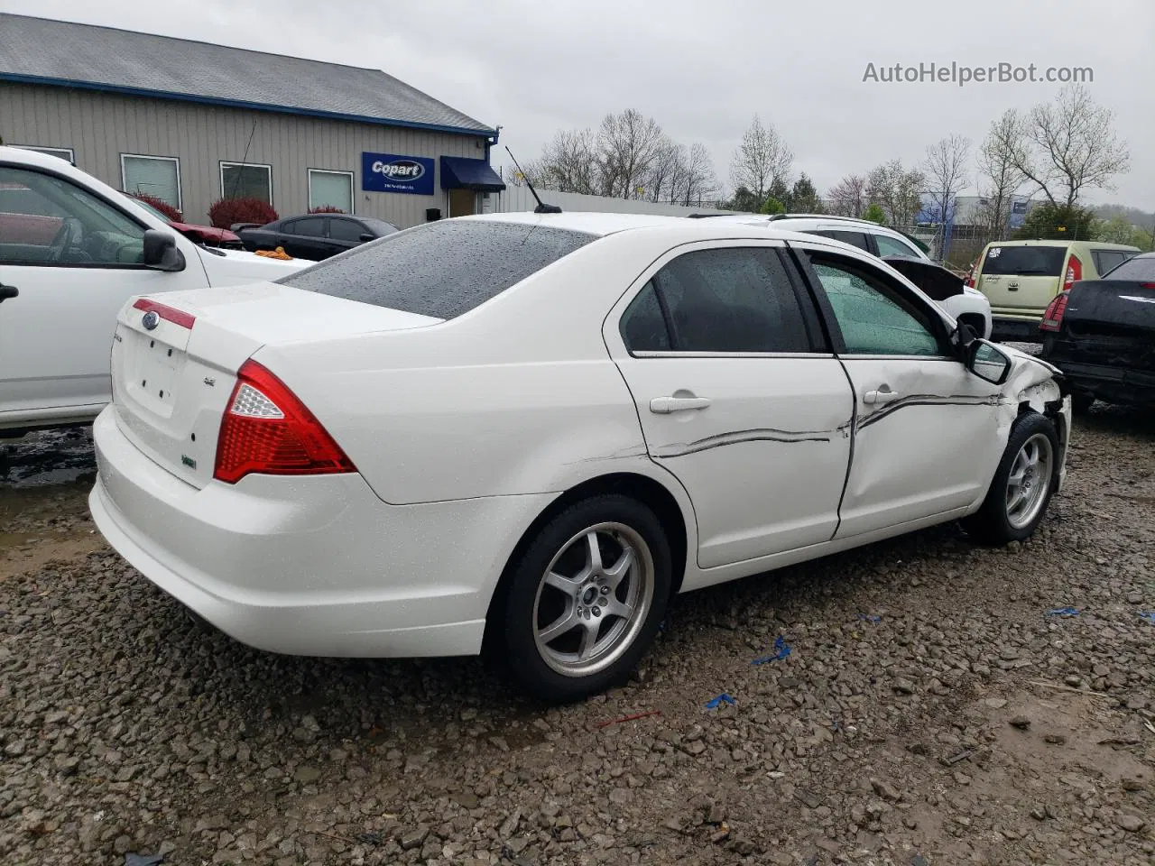 2010 Ford Fusion Se Белый vin: 3FAHP0HG5AR247330