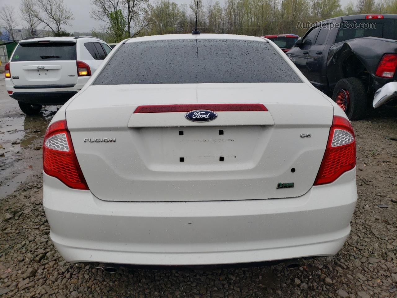 2010 Ford Fusion Se Белый vin: 3FAHP0HG5AR247330