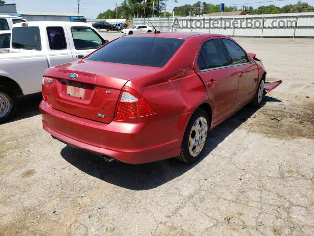 2010 Ford Fusion Se Red vin: 3FAHP0HG5AR355561