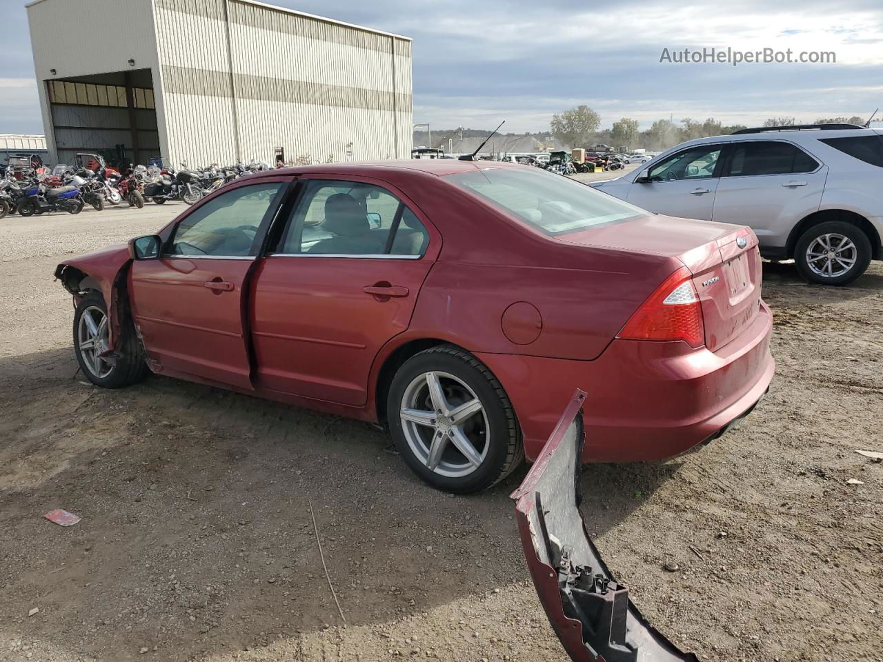 2010 Ford Fusion Se Red vin: 3FAHP0HG6AR238099