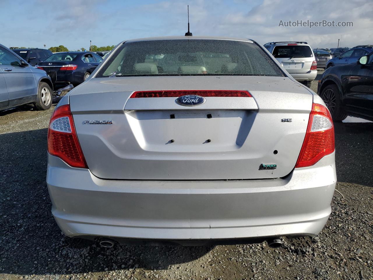 2010 Ford Fusion Se Silver vin: 3FAHP0HG6AR347520