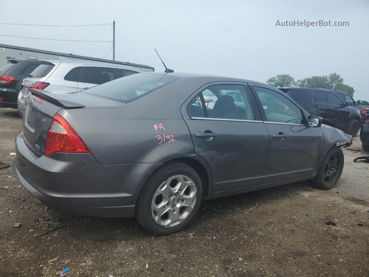 2010 Ford Fusion Se Gray vin: 3FAHP0HG6AR388732