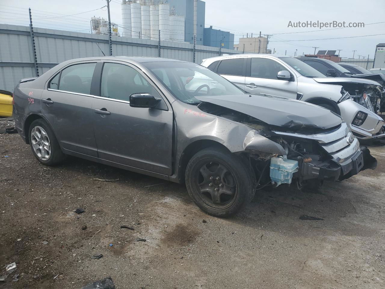 2010 Ford Fusion Se Gray vin: 3FAHP0HG6AR388732