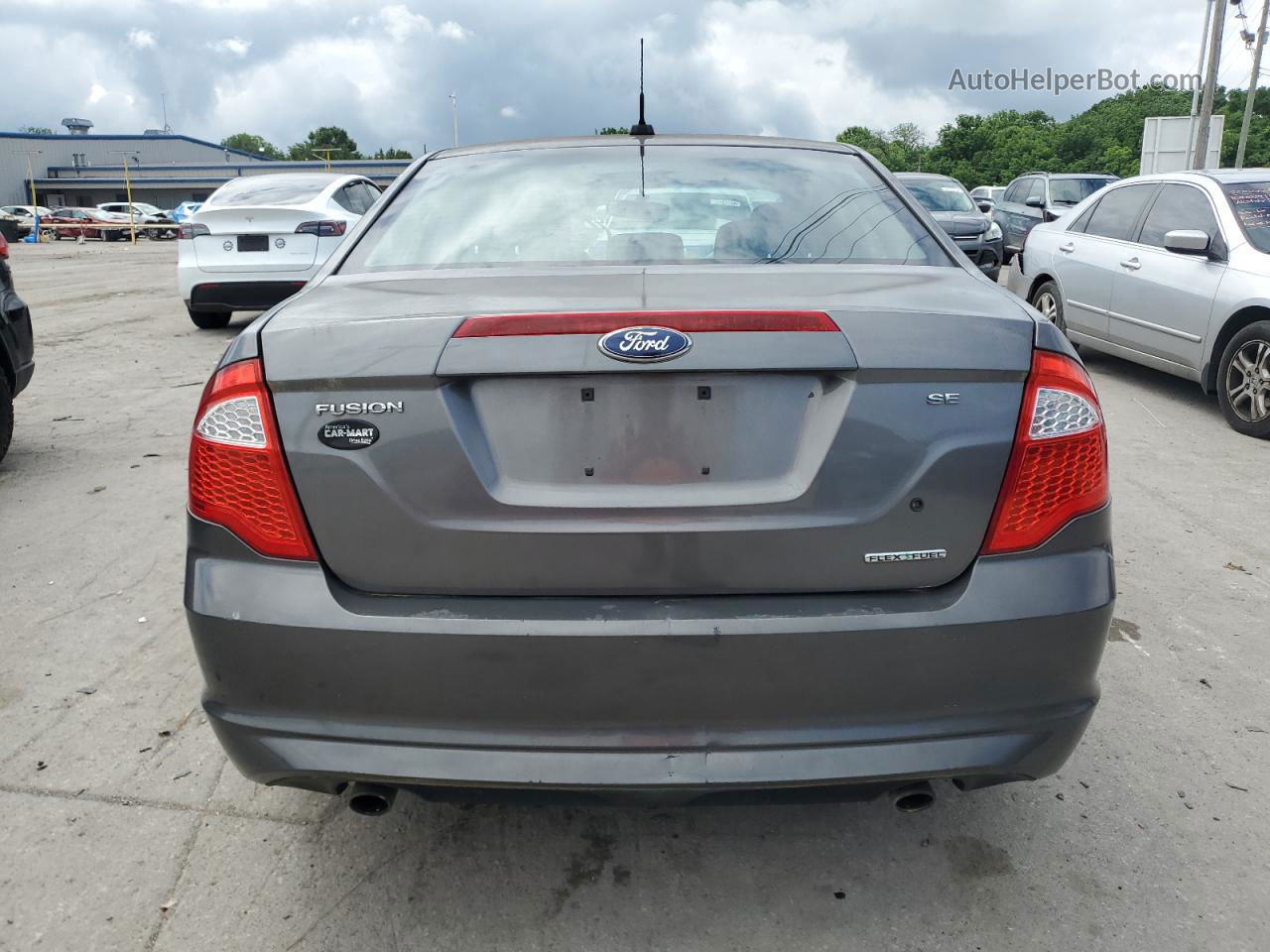 2012 Ford Fusion Se Gray vin: 3FAHP0HG6CR358648