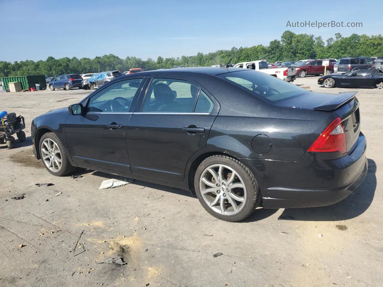 2010 Ford Fusion Se Black vin: 3FAHP0HG7AR409636