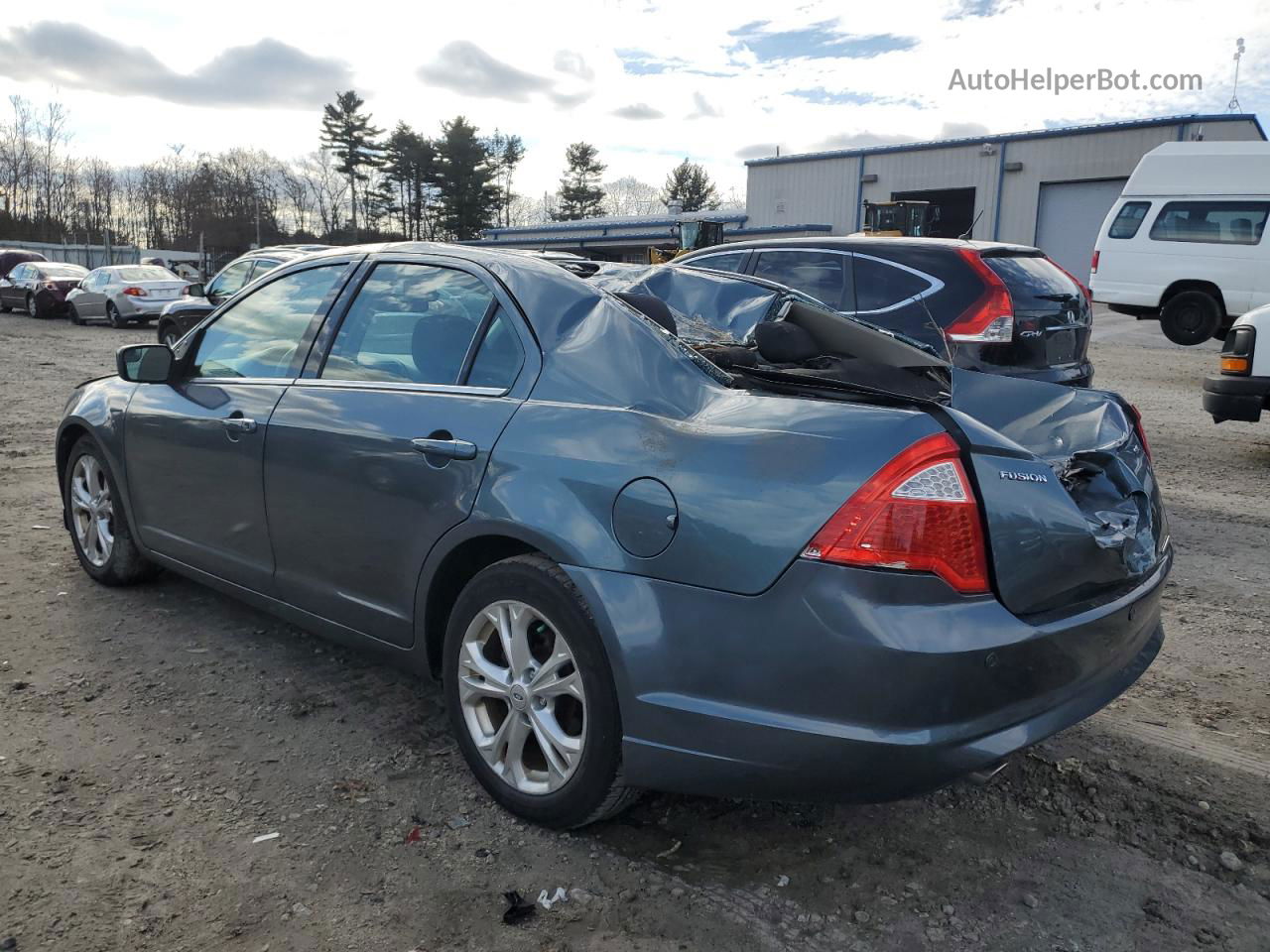 2012 Ford Fusion Se Blue vin: 3FAHP0HG7CR111588