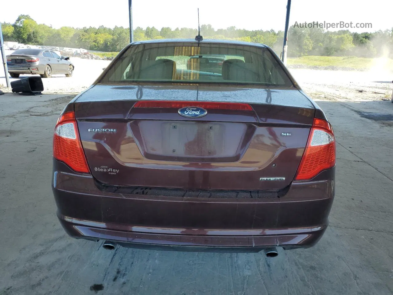 2012 Ford Fusion Se Burgundy vin: 3FAHP0HG7CR138337