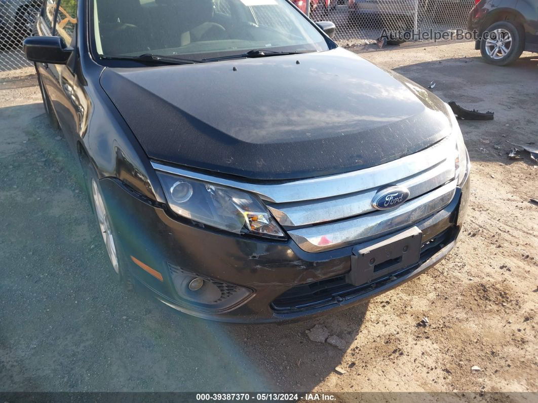 2012 Ford Fusion Se Black vin: 3FAHP0HG7CR177431