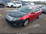 2012 Ford Fusion Se Maroon vin: 3FAHP0HG7CR222934