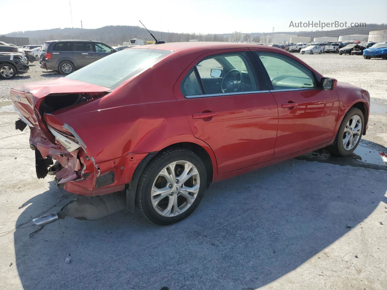 2012 Ford Fusion Se Красный vin: 3FAHP0HG7CR283412