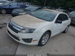 2010 Ford Fusion Se White vin: 3FAHP0HG8AR244339