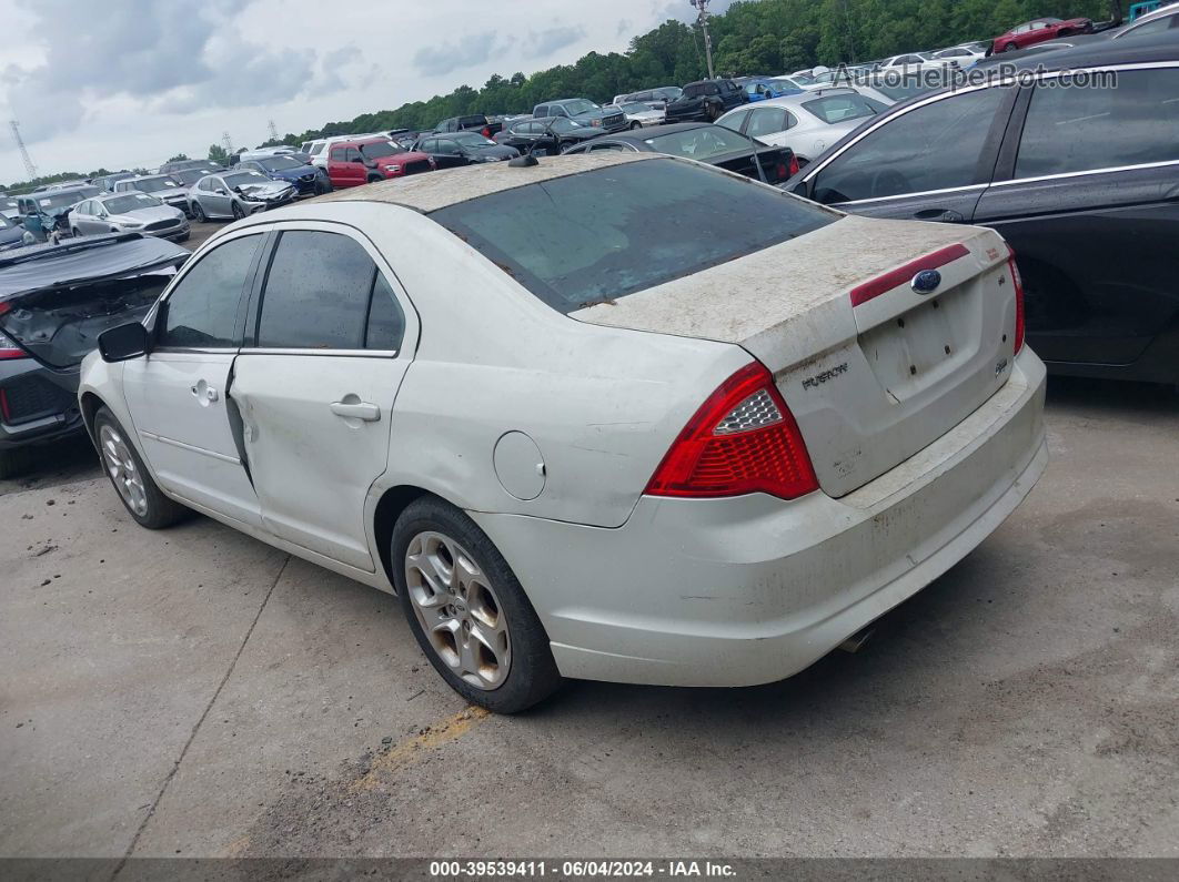 2010 Ford Fusion Se White vin: 3FAHP0HG8AR244339