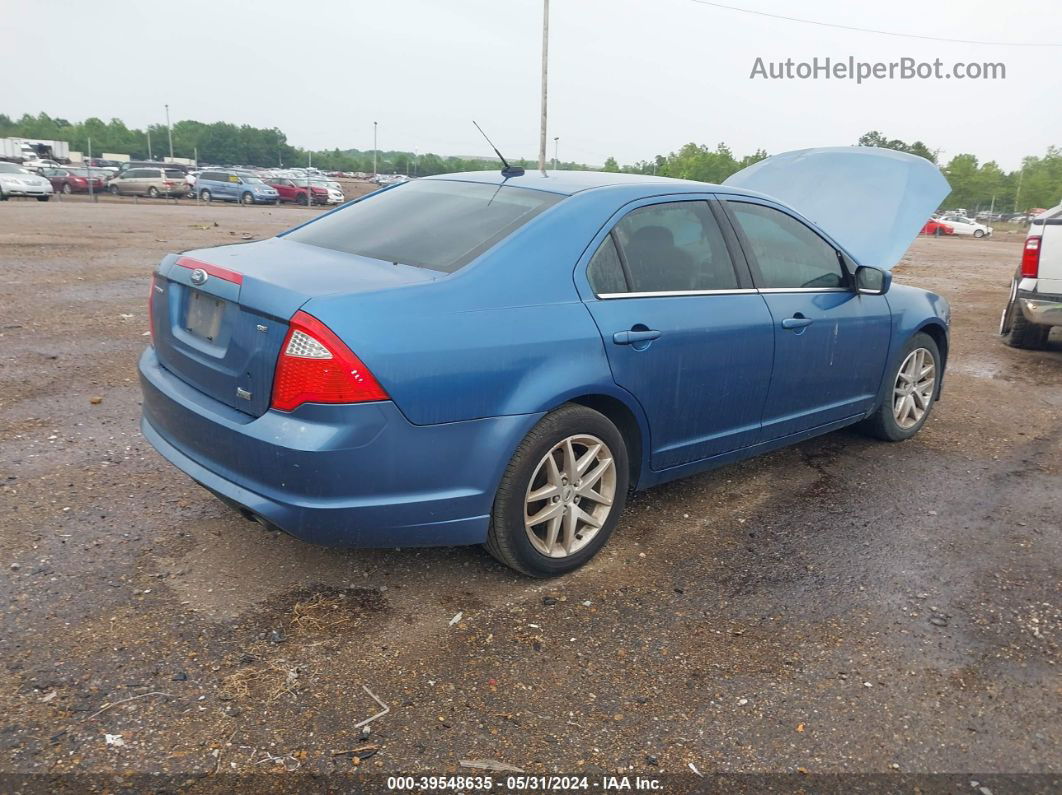 2010 Ford Fusion Se Blue vin: 3FAHP0HG9AR333403