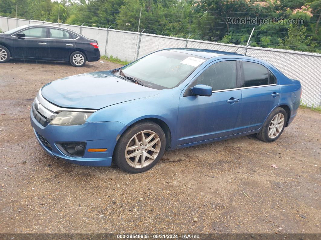 2010 Ford Fusion Se Blue vin: 3FAHP0HG9AR333403