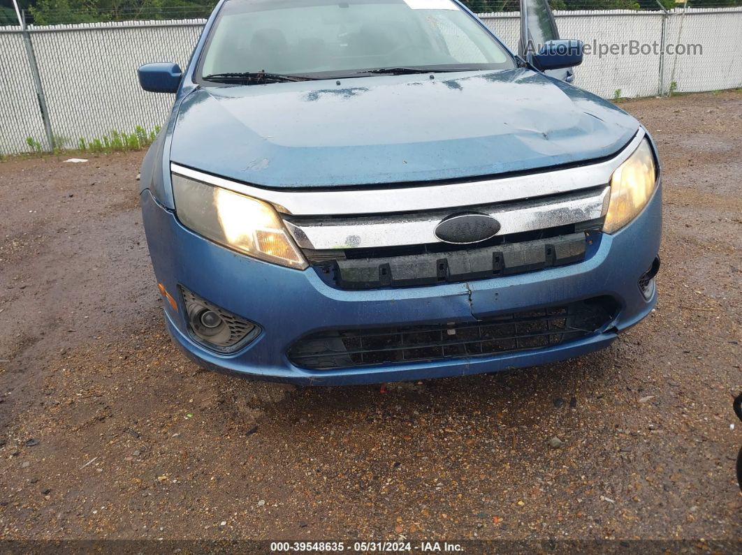 2010 Ford Fusion Se Blue vin: 3FAHP0HG9AR333403