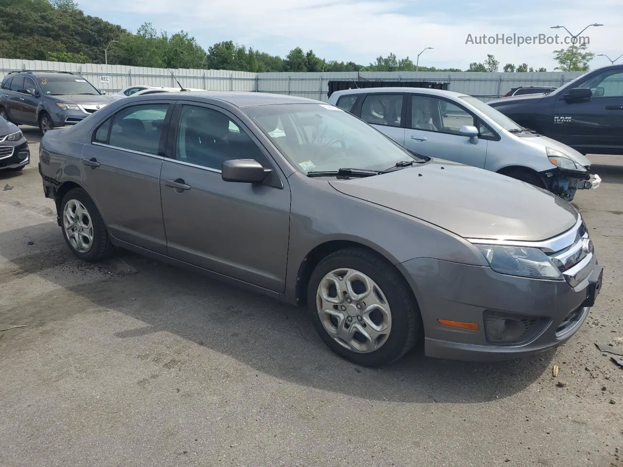 2010 Ford Fusion Se Gray vin: 3FAHP0HG9AR356535