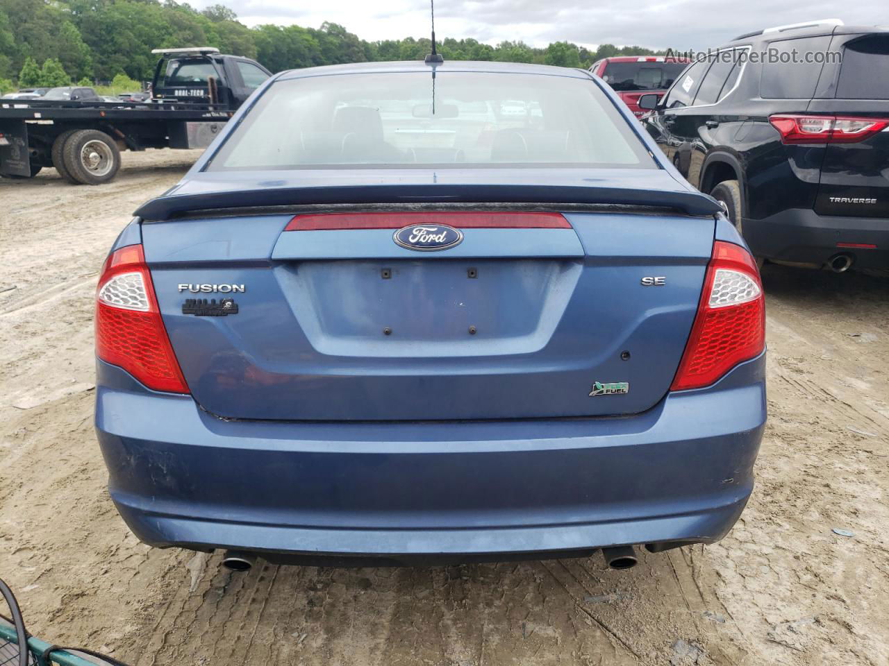 2010 Ford Fusion Se Blue vin: 3FAHP0HGXAR360237